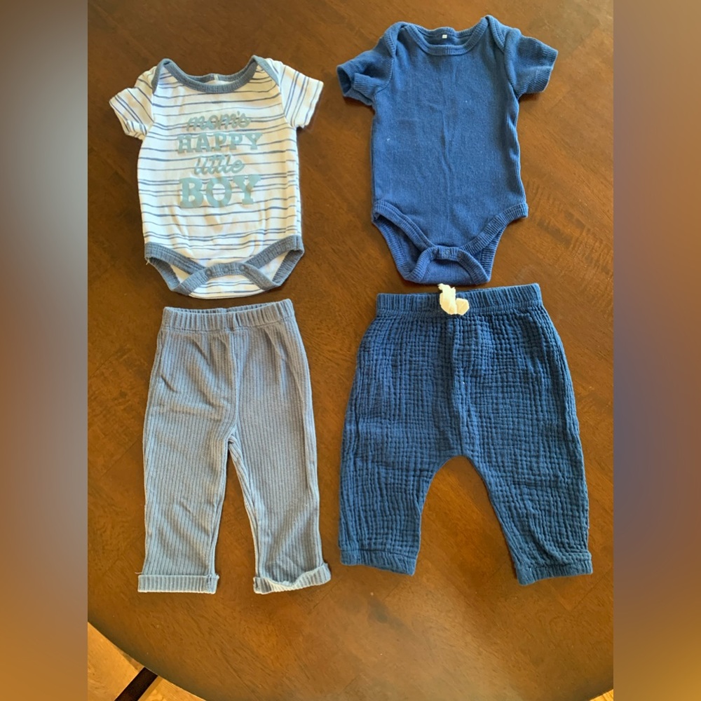 Baby boy outfits 0-3 months